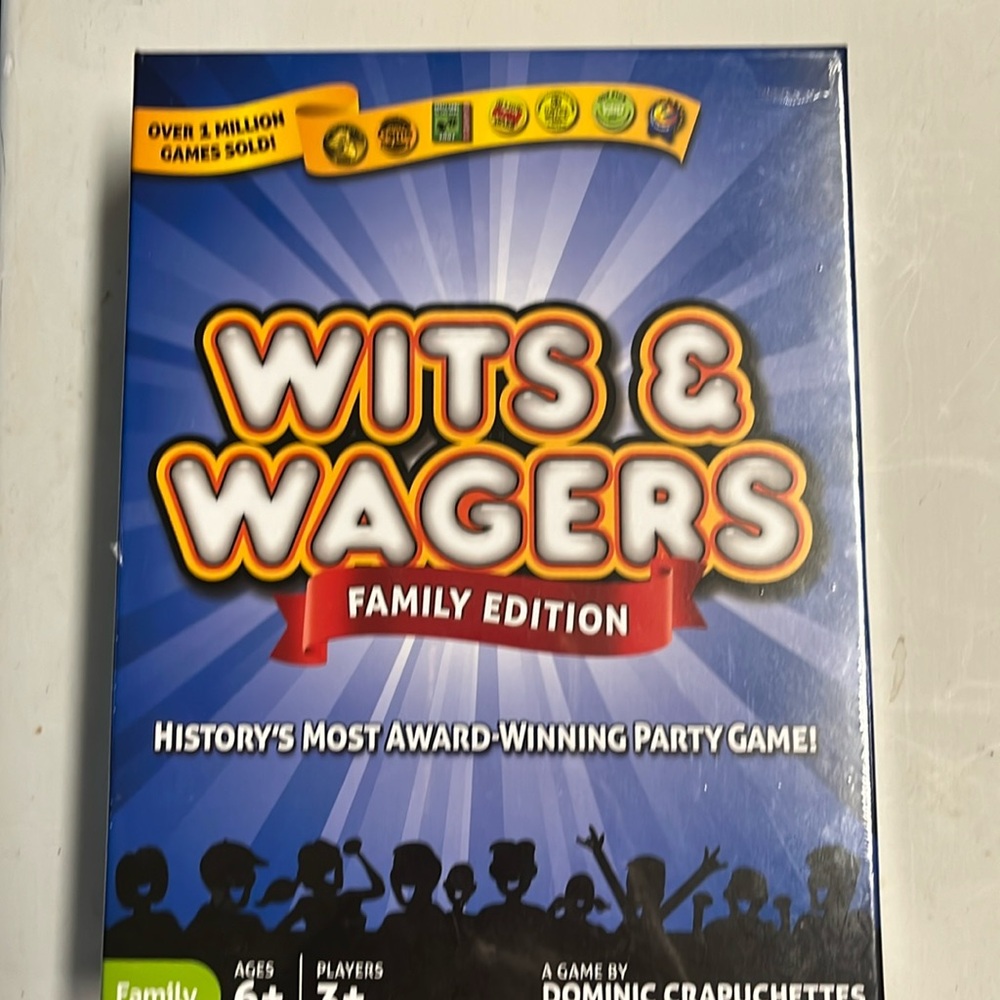 Wits & Wags Family Edition Game New sealed box